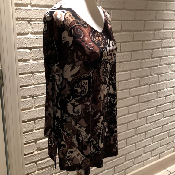 Chico’s Multi-Color Tunic, LN, SZ 3 - Picture 2 of 6